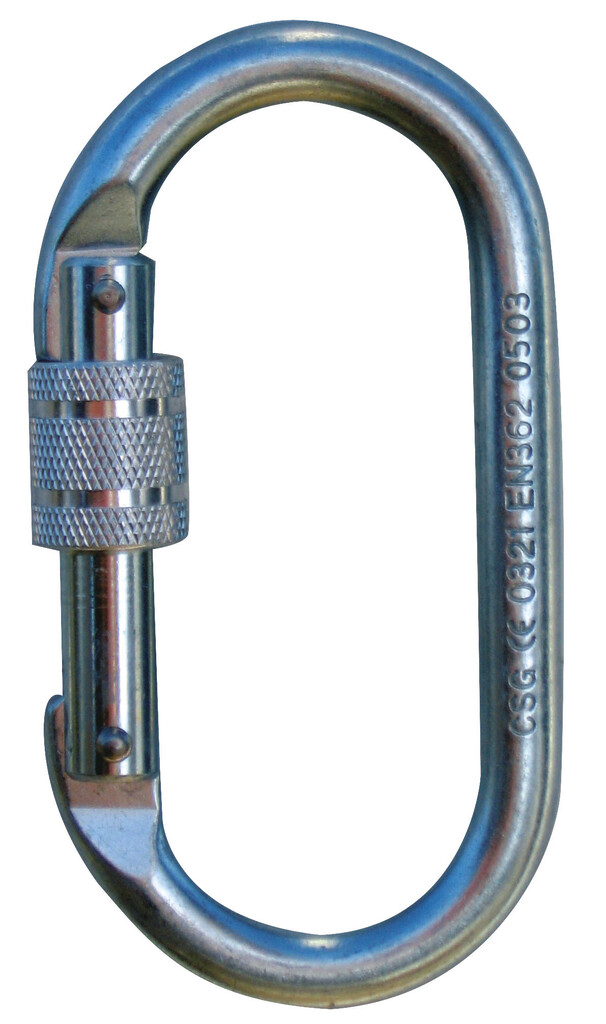 AJ501 3M™ Protecta® Karabijnhaak met schroefgat, verzinkt staal, 17mm opening