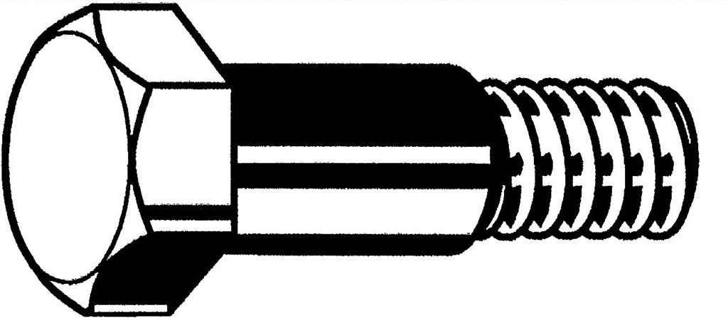 DIN610 M12x65/S=18 8.8 Zeskant bout met korte tap