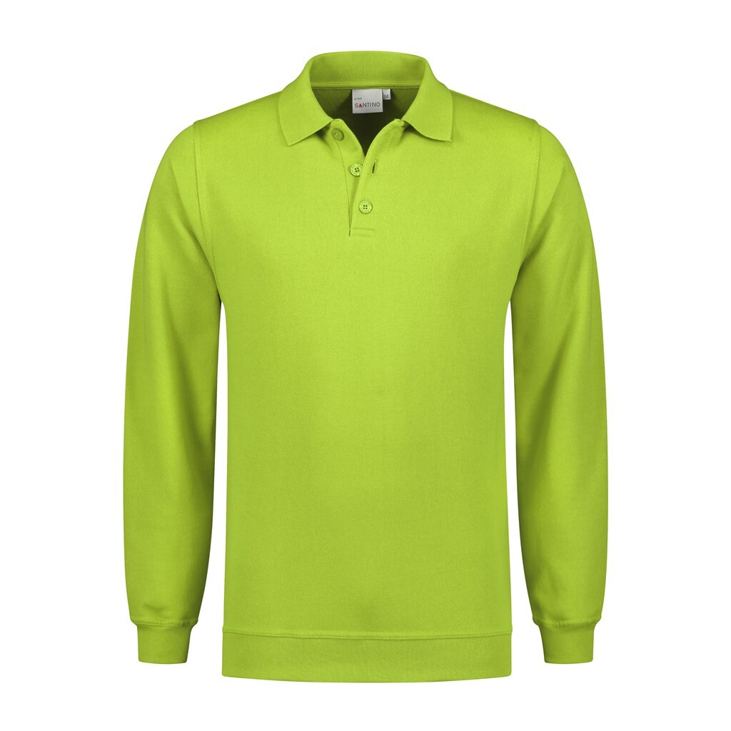 Robin XL SANTINO Basic Line Polosweater Lime mt.XL (Unisex, Regular Fit)