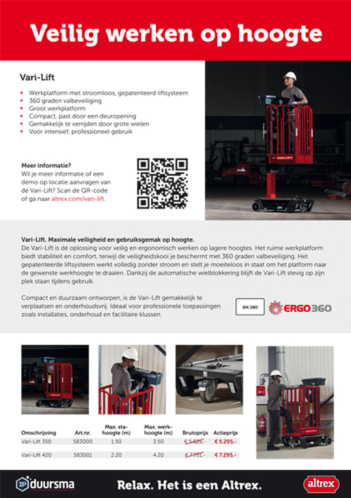 Altrex Varilift Deal