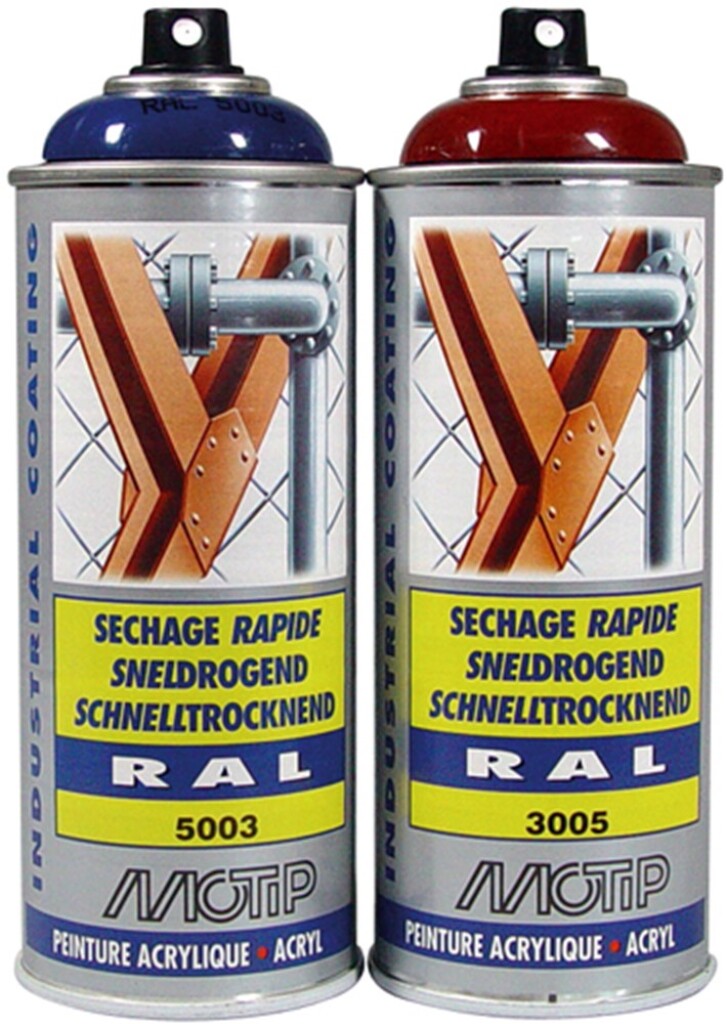 MoTip 07119 Industrial RAL 6001 Smaragdgroen, sneldrogende lak, spuitbus 400 ml