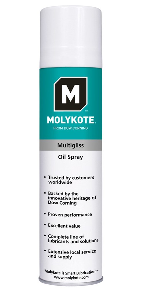 Molykote Multigliss Smeerolie, Spray 400 ml