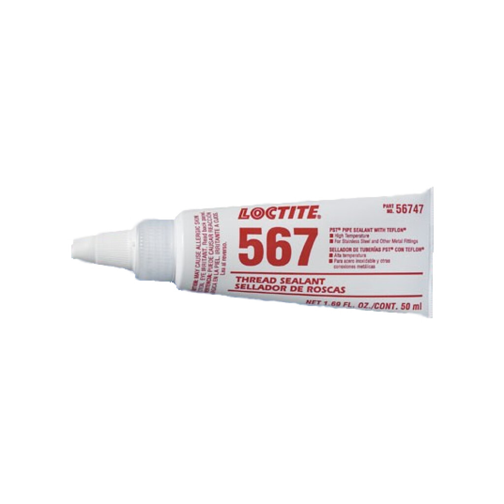 567 LOCTITE Schroefdraadafdichting, tot 3" lage sterkte, 50ml.