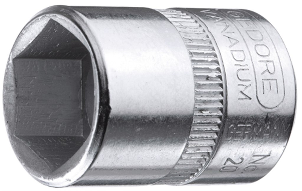 20 12 GEDORE Dopsleutel 1/4"x12mm 6-kant
