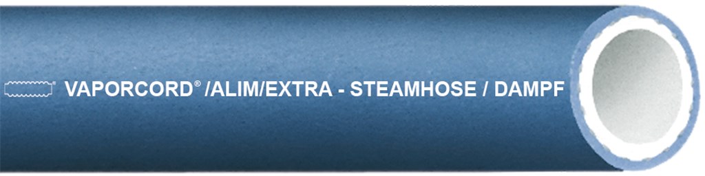 VAPORCORD-ALIM/EXTRA/6 50X66MM stoomslang 164 gr.C wit/blauw