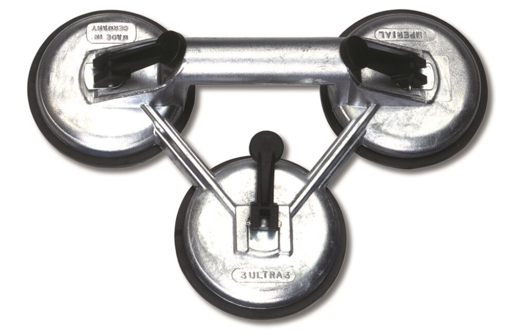 Glasdrager Imperial aluminium tot 100 kg 3-delig (stuk)