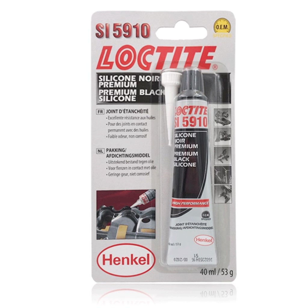 SI 5910 LOCTITE Vlakkenafdichting, Premium Silicone Black (vh LOCTITE 5910)(Blister), 40ml.