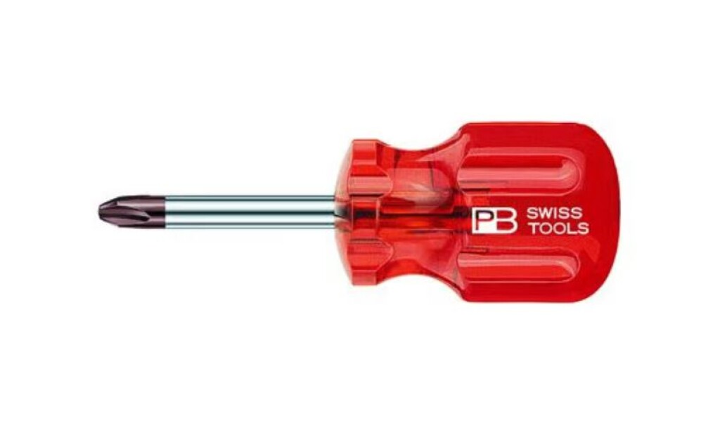 PB 195.1-30 PB SWISS TOOLS Classic Stubby Phillips schroevendraaier PH1x30mm