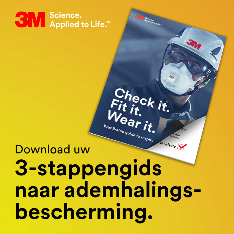 3M 3-stappengids voor adembescherming