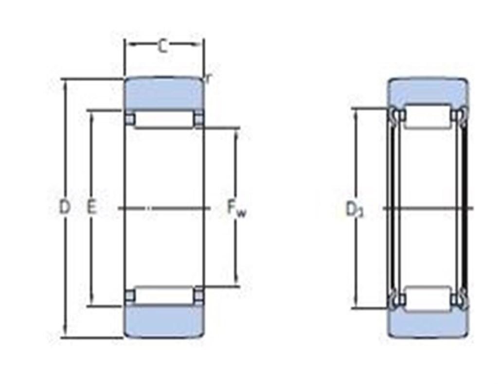 RSTO 12 SKF Steunrol