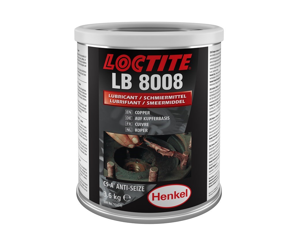 LB 8008 Loctite Anti-Seize, Universele koper montagepasta (vh Loctite 8008), 3,6kg.