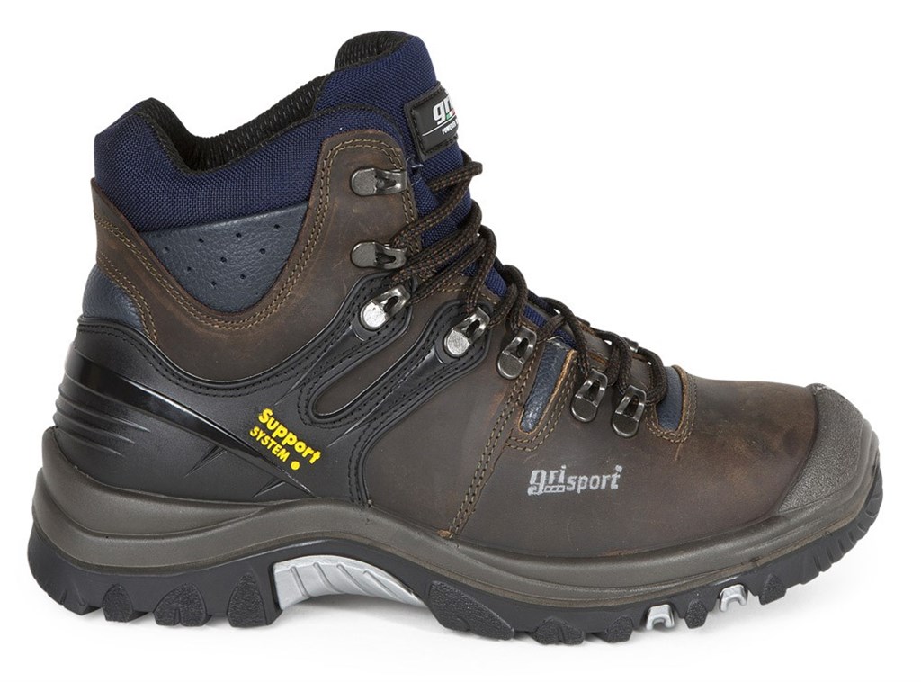71001L Bruin 40 mt.40 Grisport S3 model hoog, heren veiligheidsschoen bruin SRC