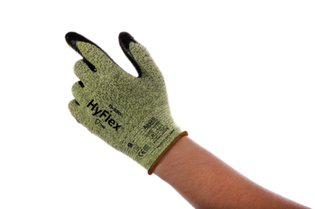11-550 mt.9 HyFlex Ansell Handschoenen zwart mt.9 Langdurigere snijbescherming met INTERCEPT™ Technology