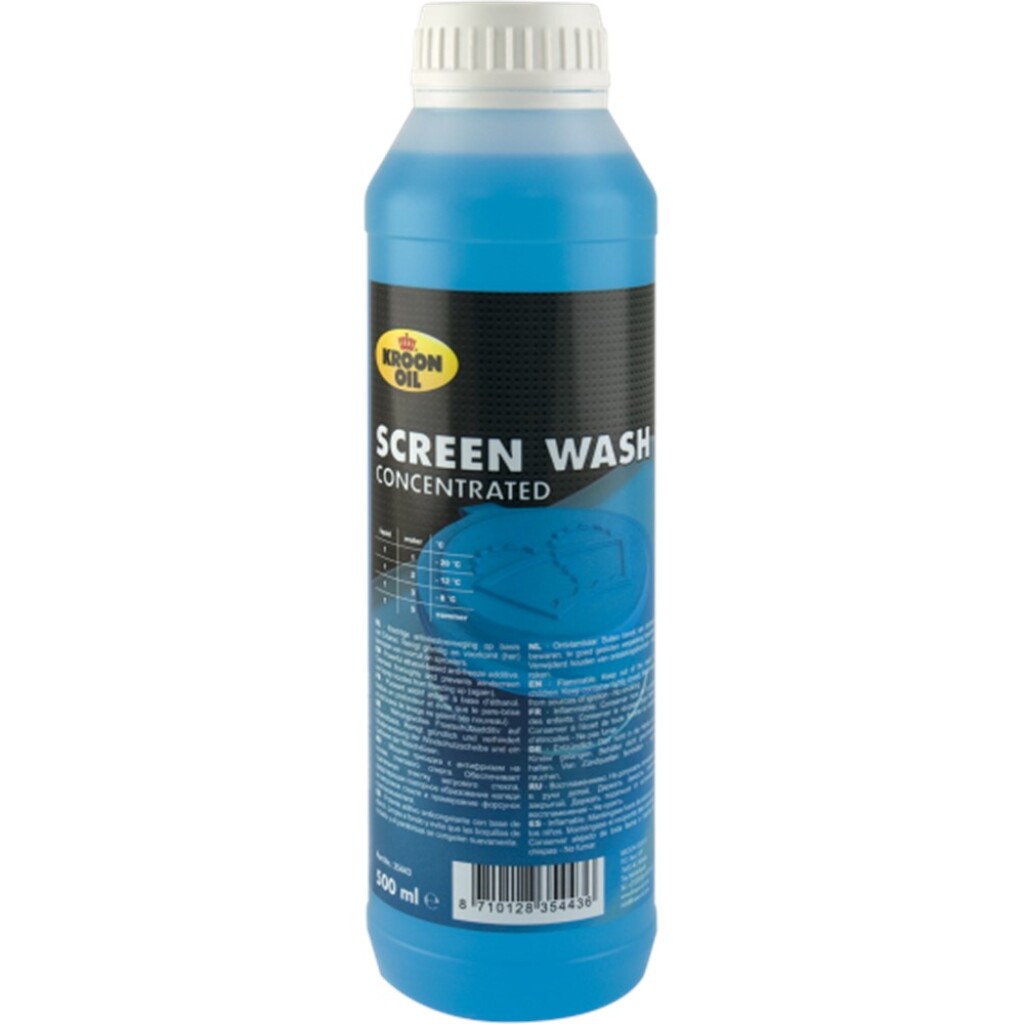 Screen Wash Concentrated Kroon-Oil Ruitensproeiervloeistof 500ml flacon