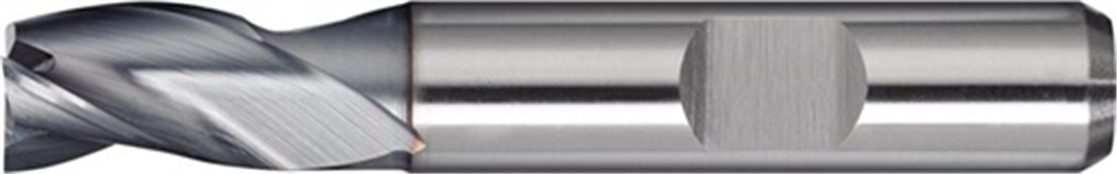 PROMAT Spiebaanfrees DIN327 type N Nom. D. 8 mm HSS-Co8 TiCN DIN 1835 B snedeaantal 3