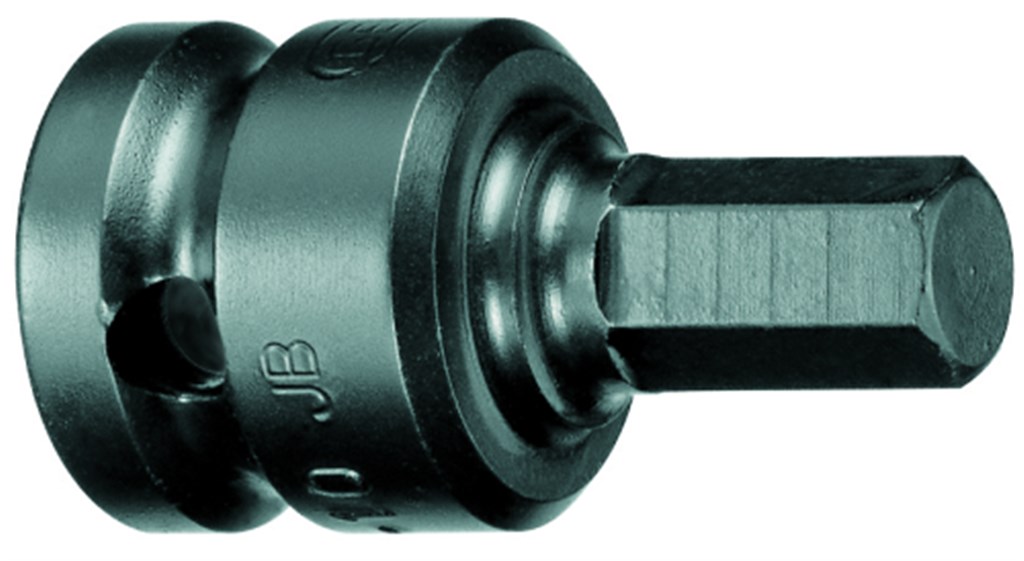 IN K 19 10 GEDORE  Slagmoerdopsleutel tbv Binnenzeskantschroeven 1/2"x10mm 