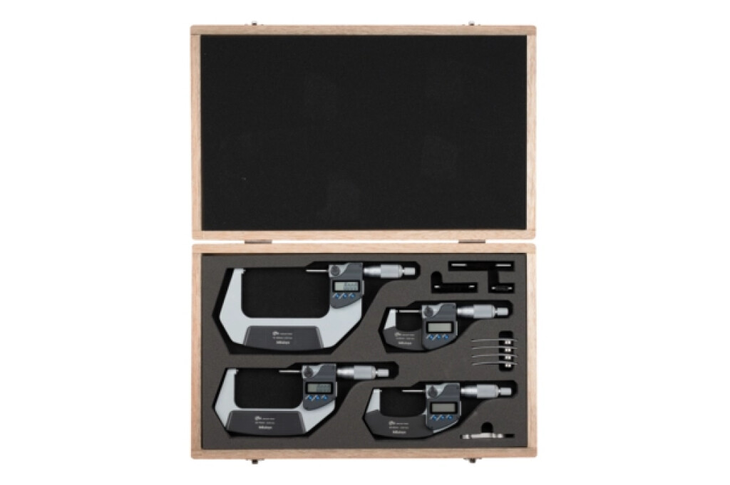 293-963-30 Mitutoyo Digimatic schroefmaten 0-100mm/0,001mm IP65 in set (4 Stk.)