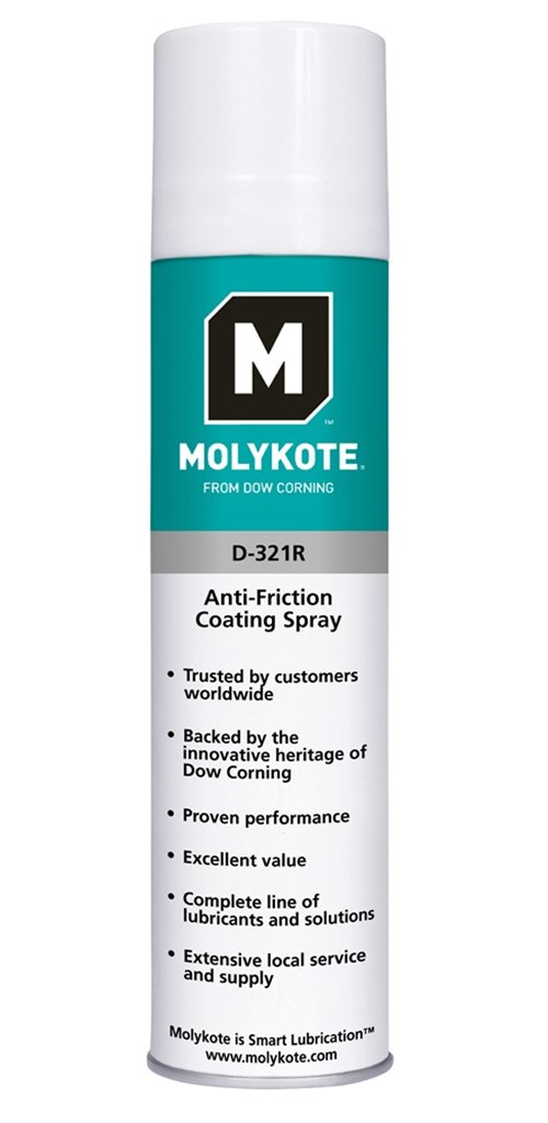 Molykote D 321 R Anti Frictie coating / glijlak, Spray 400 ml