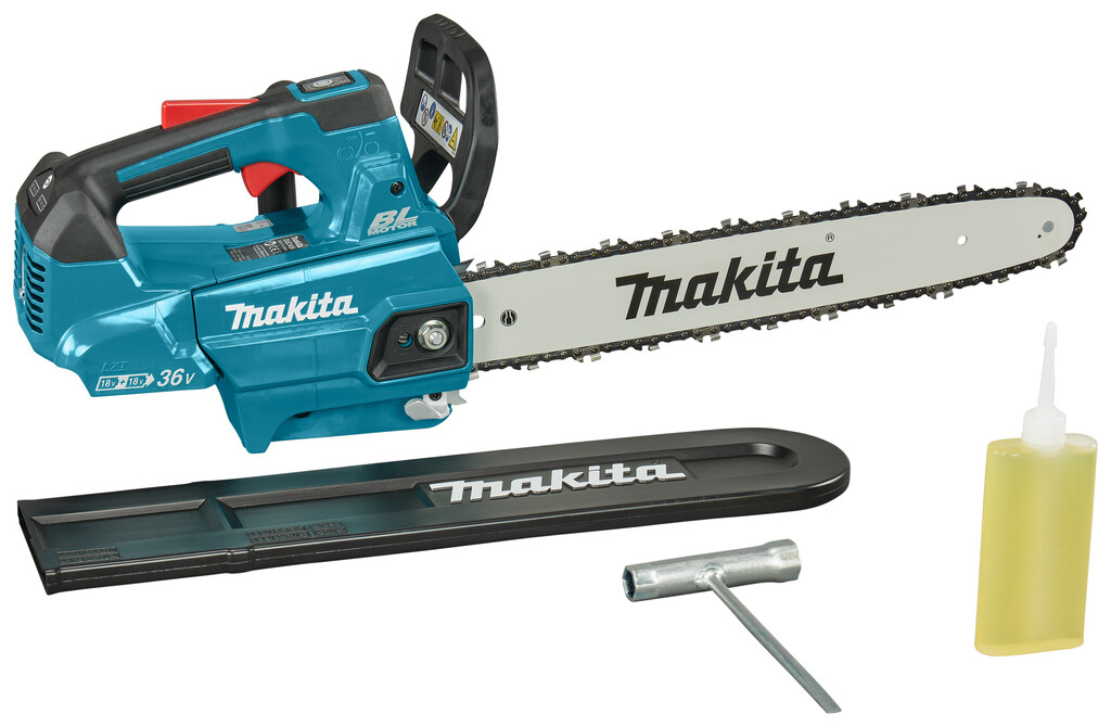 DUC406Z Makita LXT 2x18V Tophandle kettingzaag 40cm Zonder accu's en lader, in doos