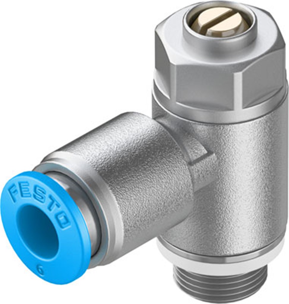 GRLA-1/8-QS-6-D Festo 193144 Debietregelaar met terugslag GRLA-1/8-QS-6-D Festo 193144 Debietregelaar met terugslag