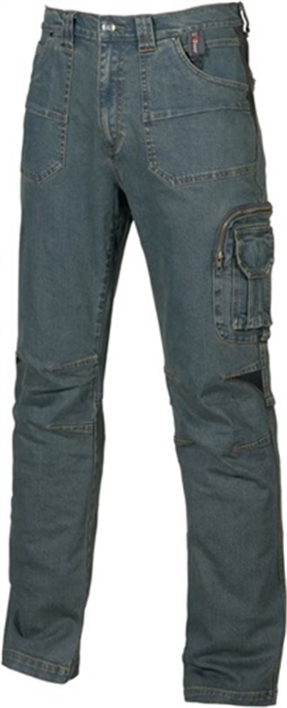 U.POWER Smart jeansbroek Traffic blauw maat 48 70 % PES / 27 % katoen / 3 % elastan