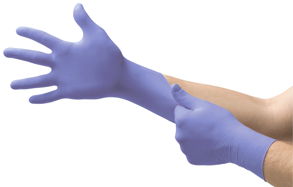93-843 mt.XL (9,5-10) Microflex Ansell Handschoenen blauwpaars mt.XL (9,5-10) Duurzame onderzoekshandschoenen in nitril voor zware toepassingen