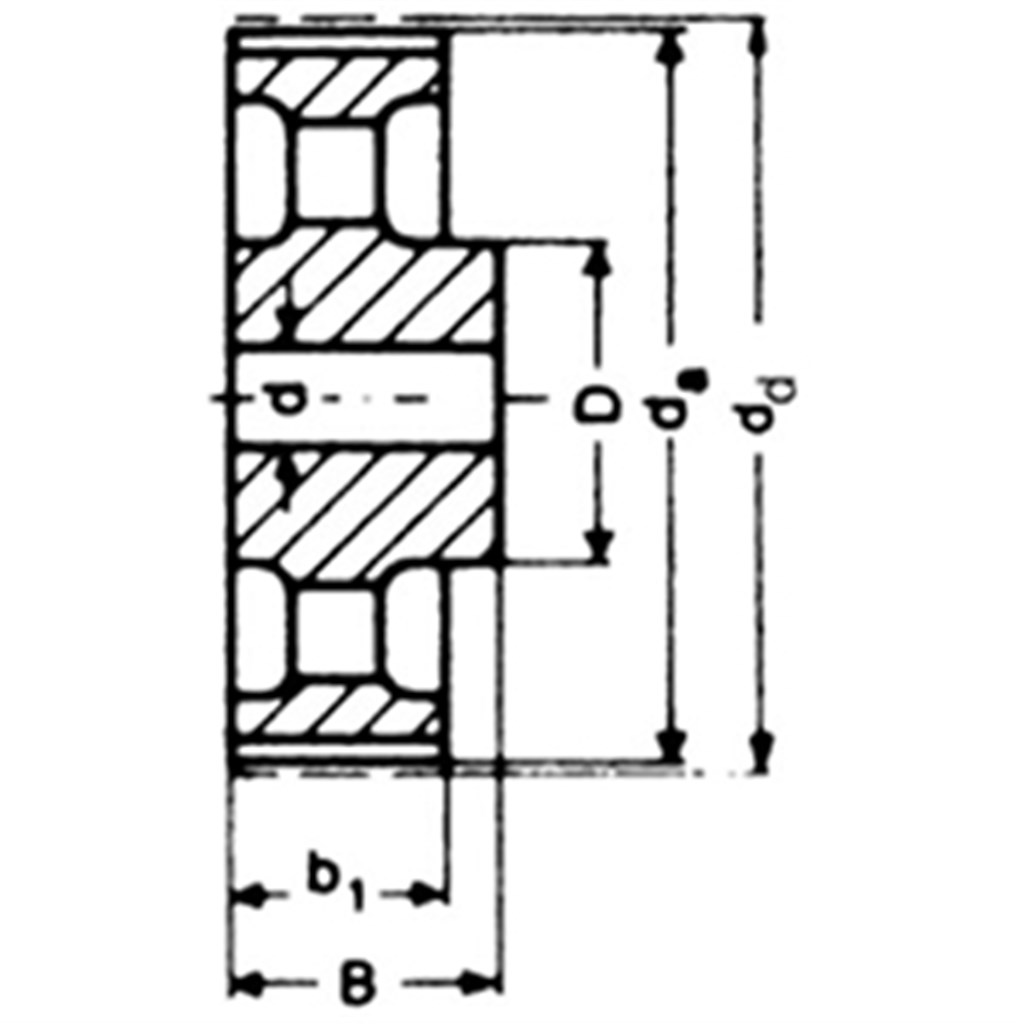 112 8M 30 Optibelt HTD Tandriemschijf Gietijzer