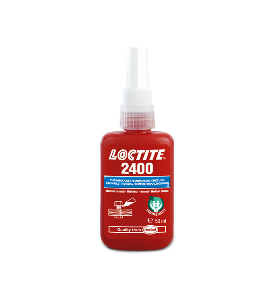 2400 (243) Loctite Schroefdraadborging , Health & Safety, 50ml.