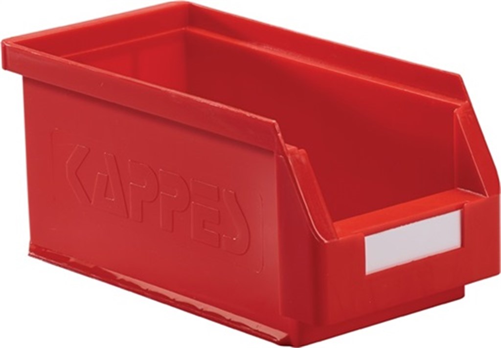 KAPPES Magazijnbak  PE rood L290xB140xH130mm