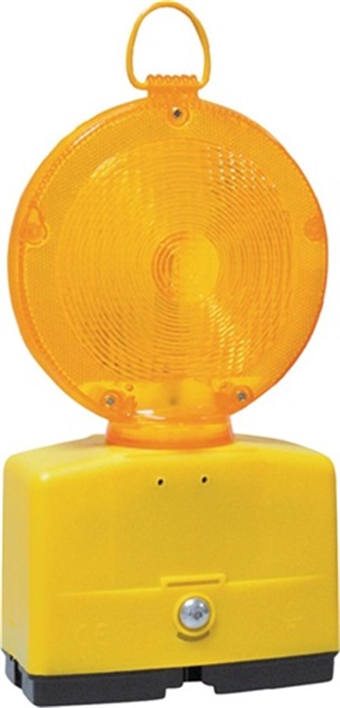 NISSEN Bouwplaatswaarschuwingslamp Nitra LED lichtkop draaibaar geel