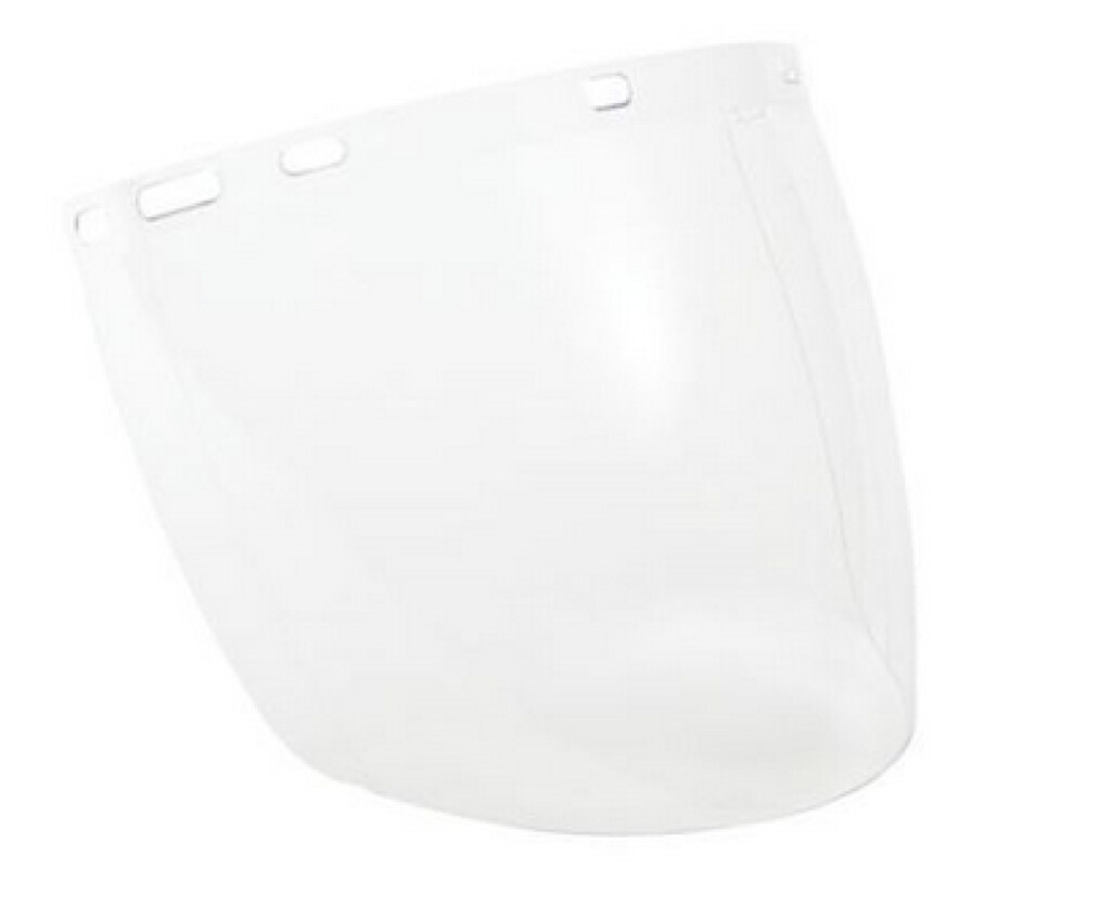 Ruit gelaatsscherm model 34-40 blank polycarb 380X229mm