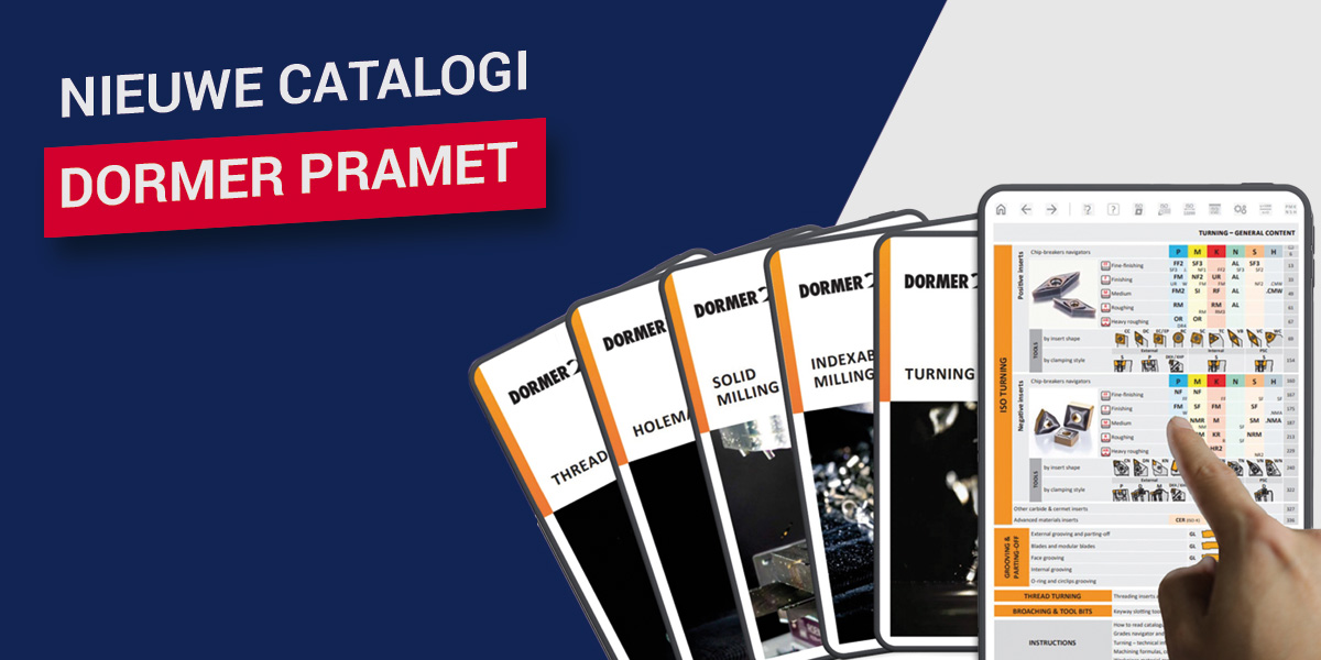 Nieuwe productcatalogi van Dormer Pramet