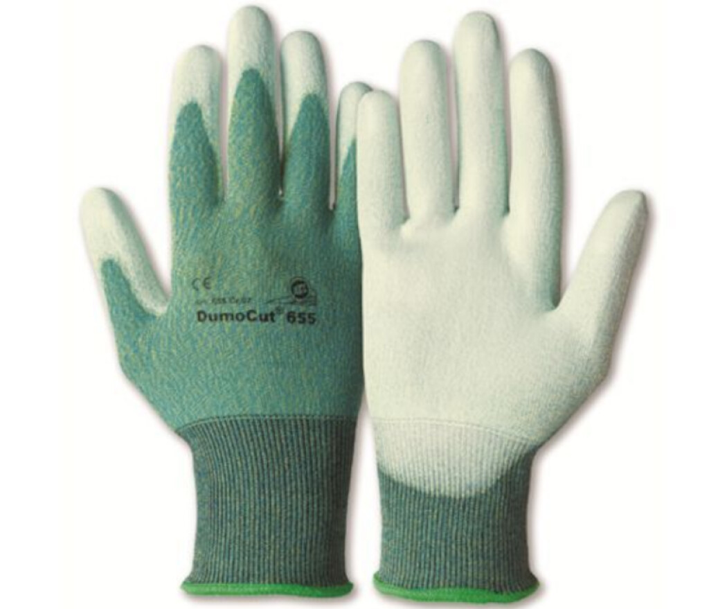 Handschoenen Dumocat 655 maat 8 KCL groen-blauw/wit