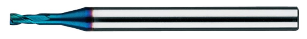 32.275.1503 Phantom VHM HSC Precisie schachtfrees 1‚5x2‚3x12mm spiraalhoek 30° TiAlSiN gecoat met 2 snijkanten HRC 45-70, cilindrische schacht vlgs DIN6535HA