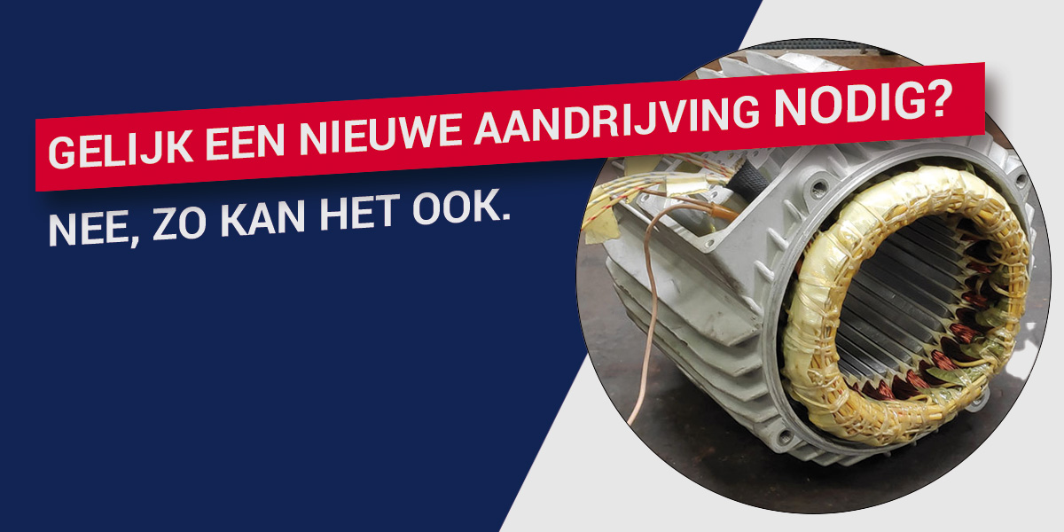 Gelijk een nieuwe aandrijving nodig? Nee, zo kan het ook.