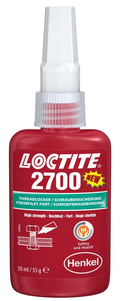 2700 (270) Loctite Schroefdraadborging , Health & Safety, 50ml.