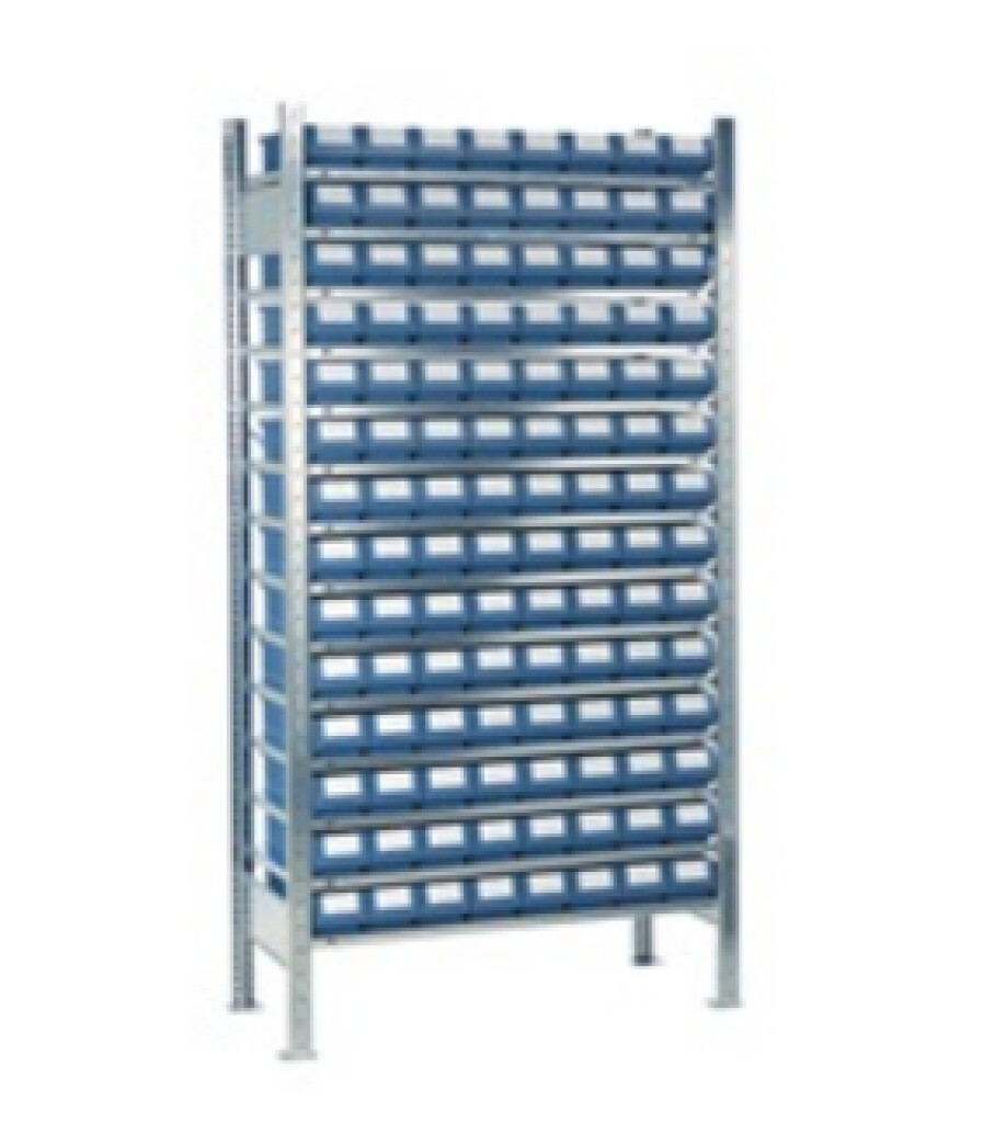 STELLINGKAST 2000X1000X300MM 14 BODEM BASIS VERZ. 112 BAKKEN