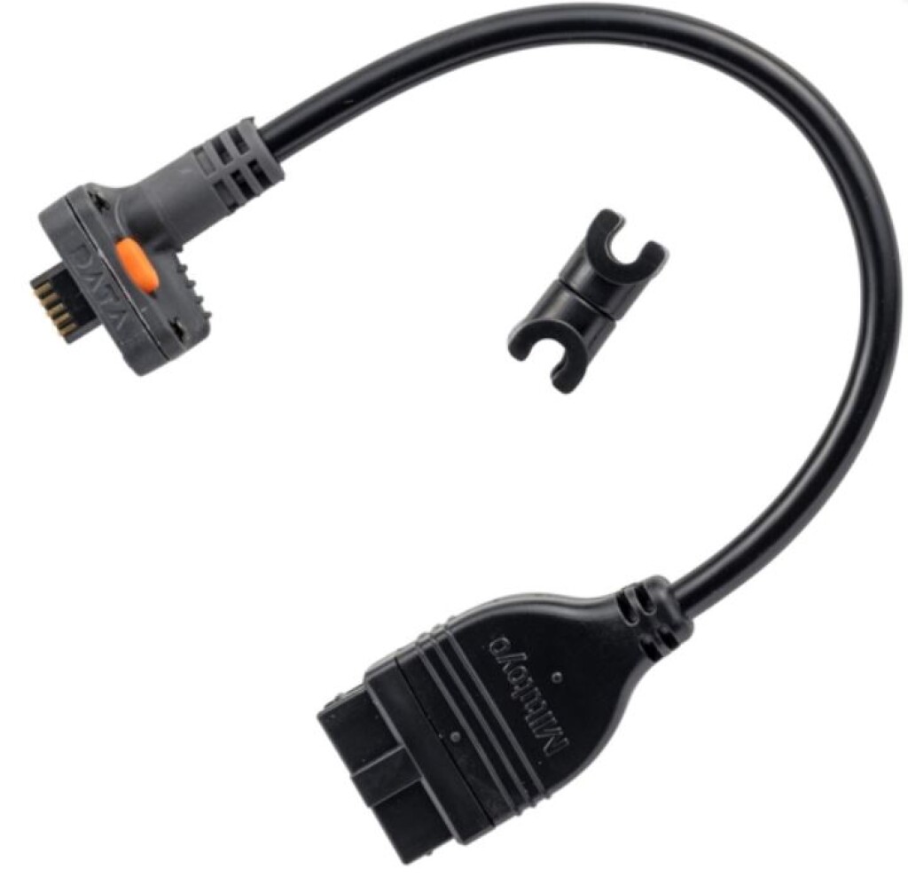 02AZD790D Mitutoyo U-Wave Kabel D 10 pins plat kabel zonder voetschakelaaraansluiting, met dataknop