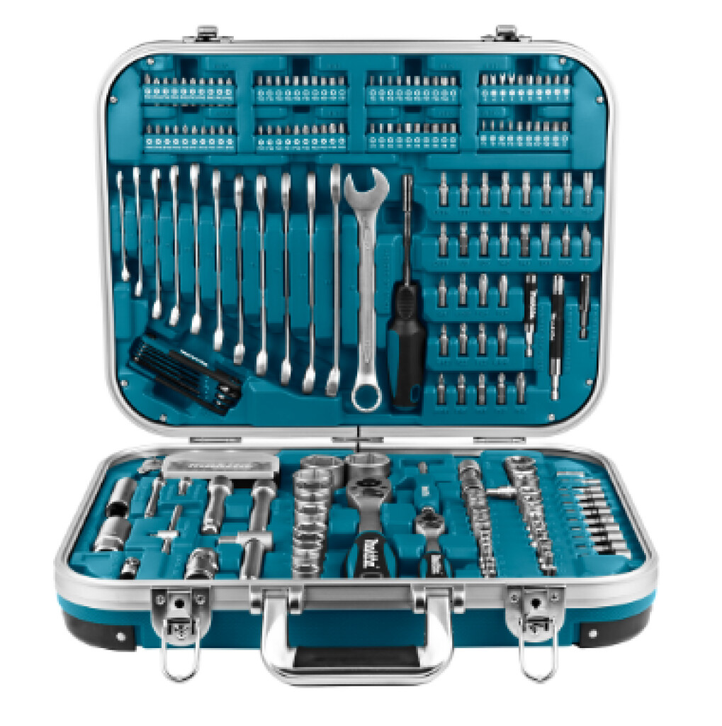 Handgereedschapset Makita 227-delig P-90532
