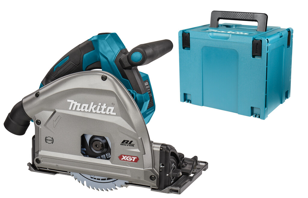 SP001GZ03 Makita 40V Max Invalcirkelzaag 165mm Zonder accu's en lader, in Mbox met AWS zender