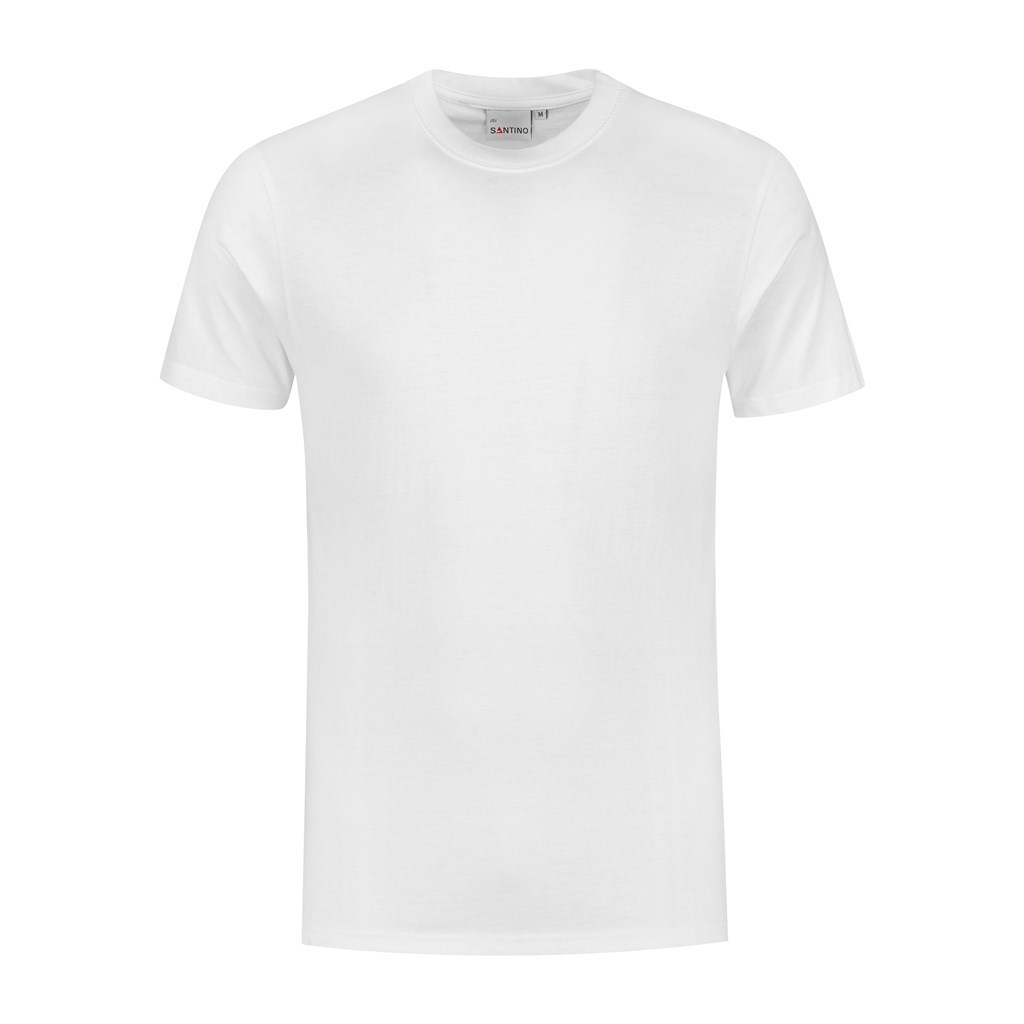 Joy XL SANTINO Basic Line T-shirt White mt.XL (Unisex, Regular Fit)