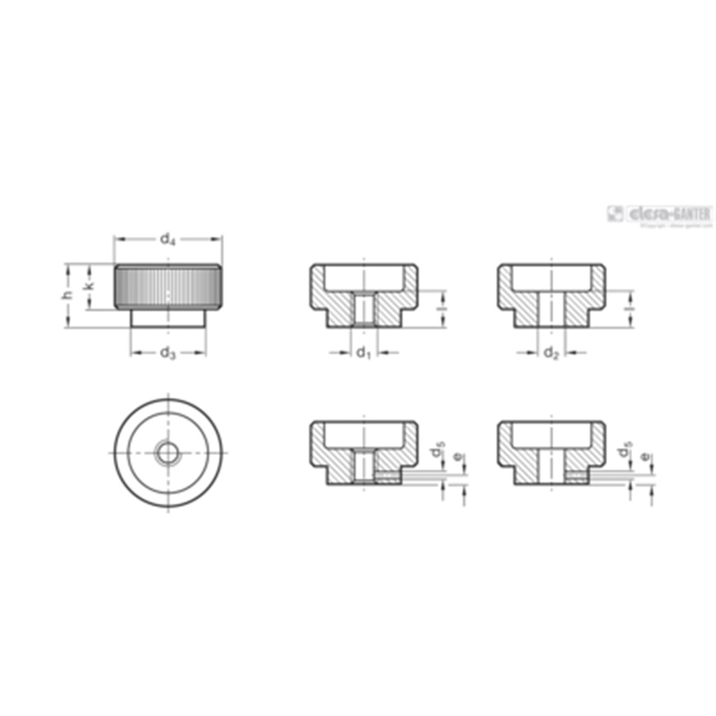 DIN 6303-M12-A Elesa Kartelmoer