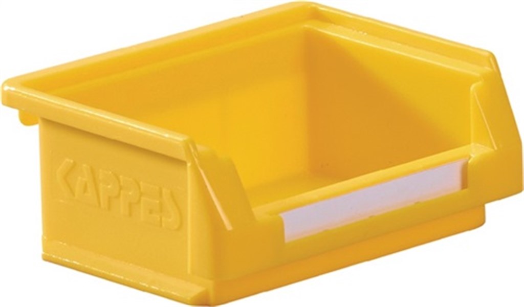 KAPPES Magazijnbak  PE geel L85xB105xH45mm