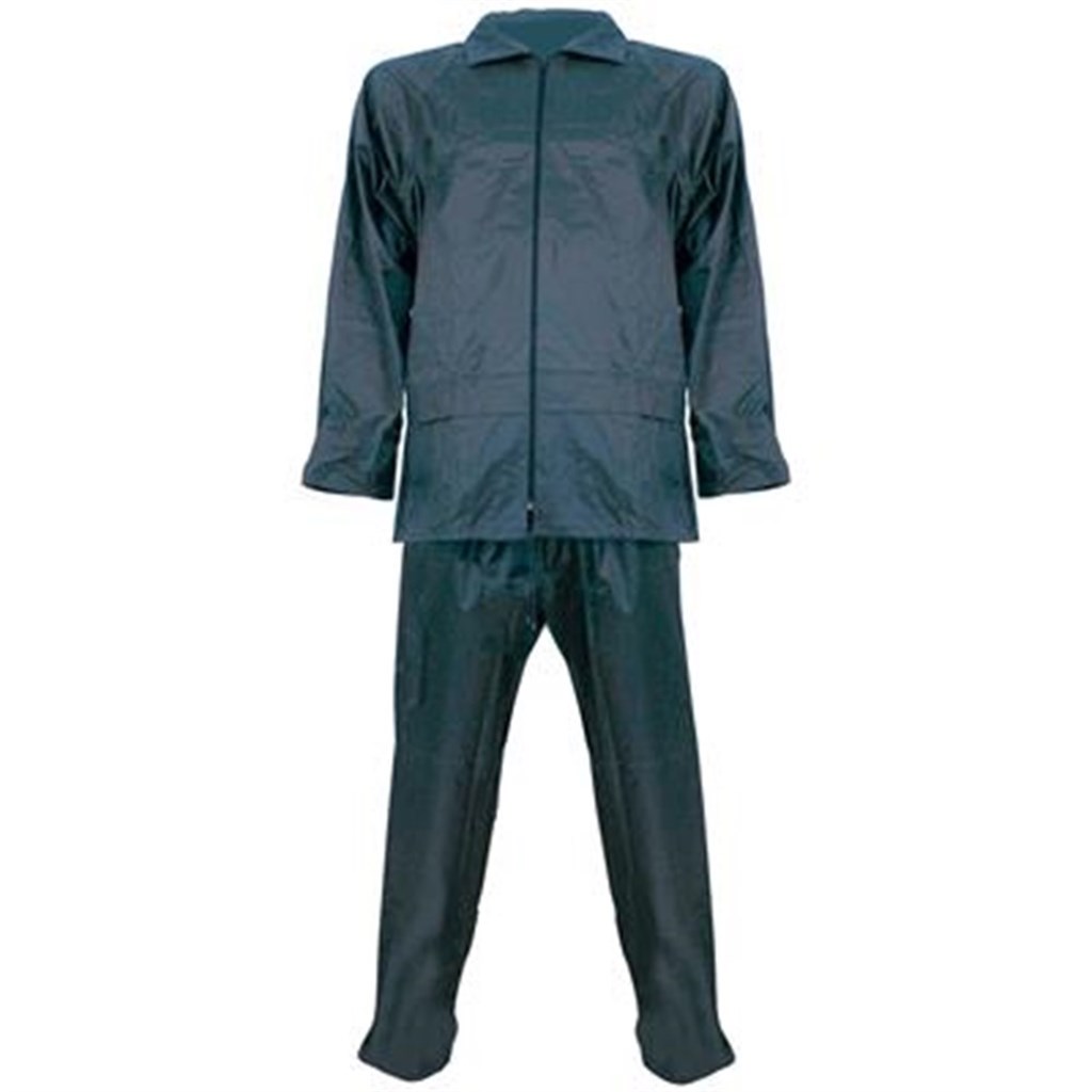 Oxxa Basic Regenpak polyester broek+jas navy, maat 3XL
