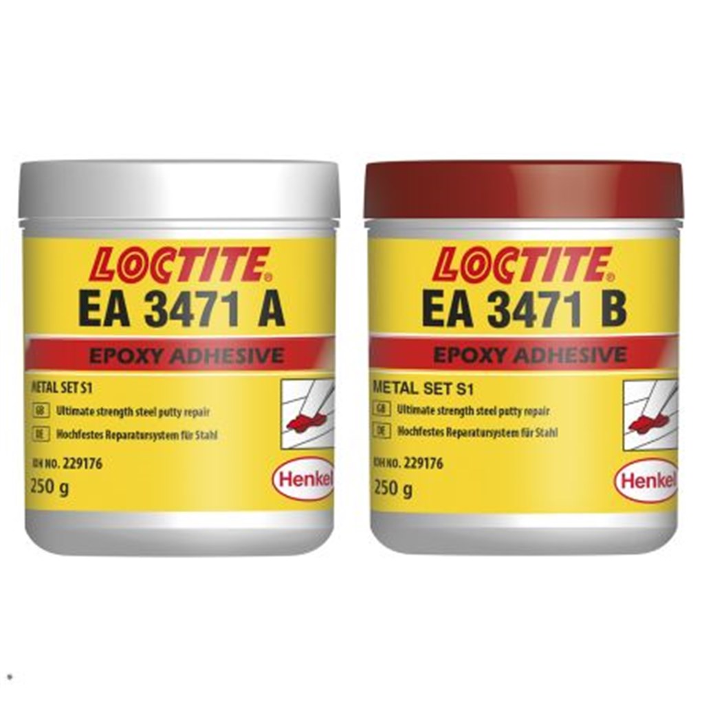 EA 3471 Loctite Dikke pasta (Metal Set S1) 1:1 (vh Loctite 3471), 500gr.