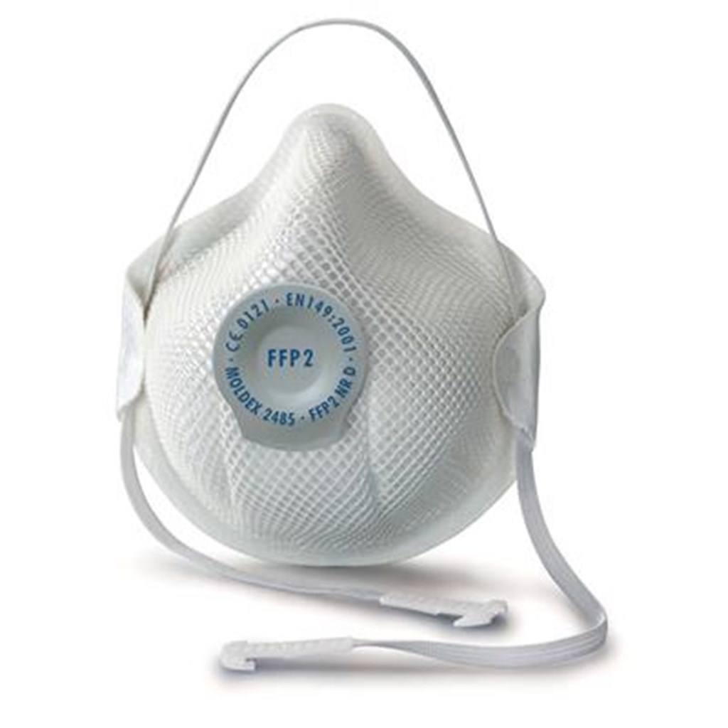 Moldex stofmasker FFP2 nr D m.Klima-vent