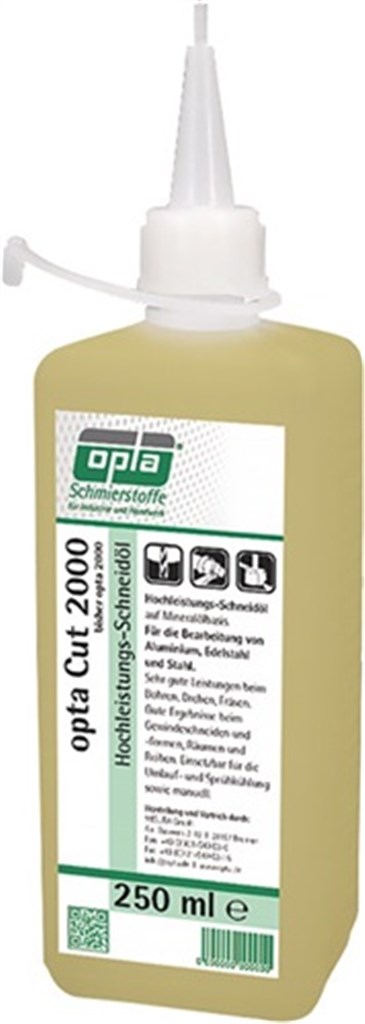High performance snijolie Cut 2000 250 ml Spuitfles OPTA