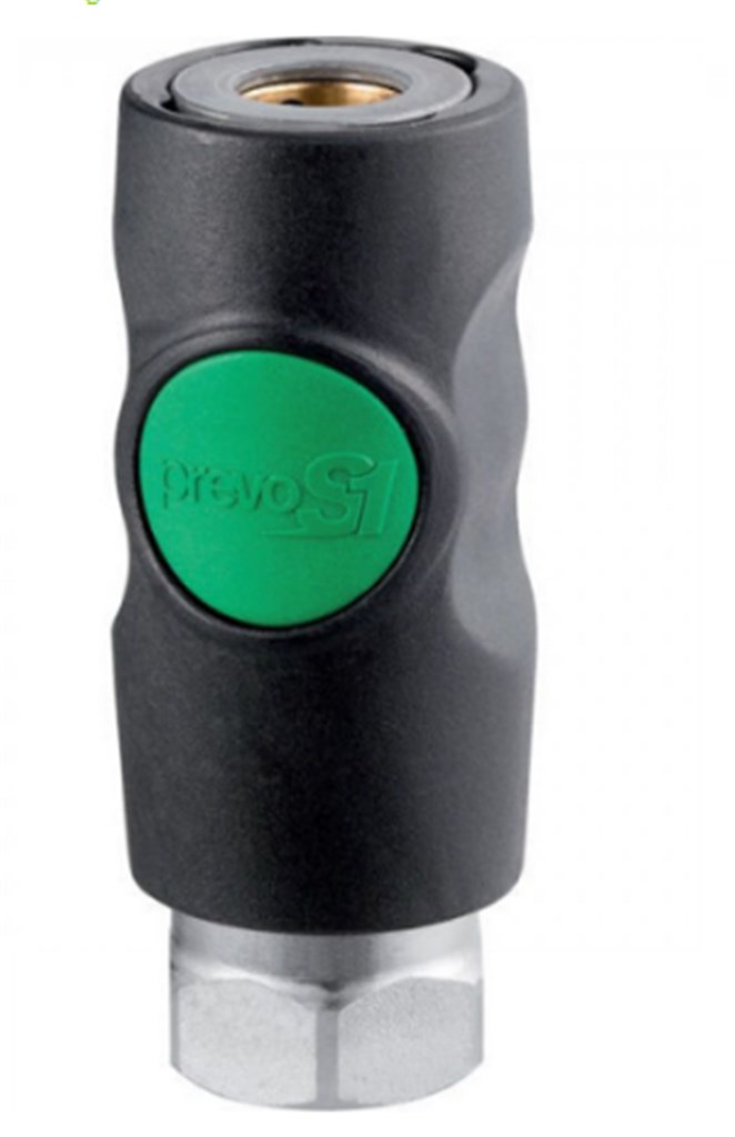 ESI07.1101 Prevost Veiligheidskoppeling knop groen G 1/4 bi s1 (euro profiel)