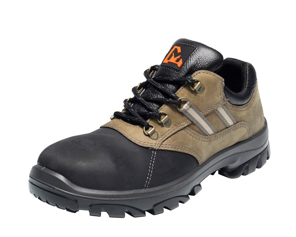 Emma Nordic mt.45D S3 PU/PU laag model Veiligheidsschoen Bruin/Zwart