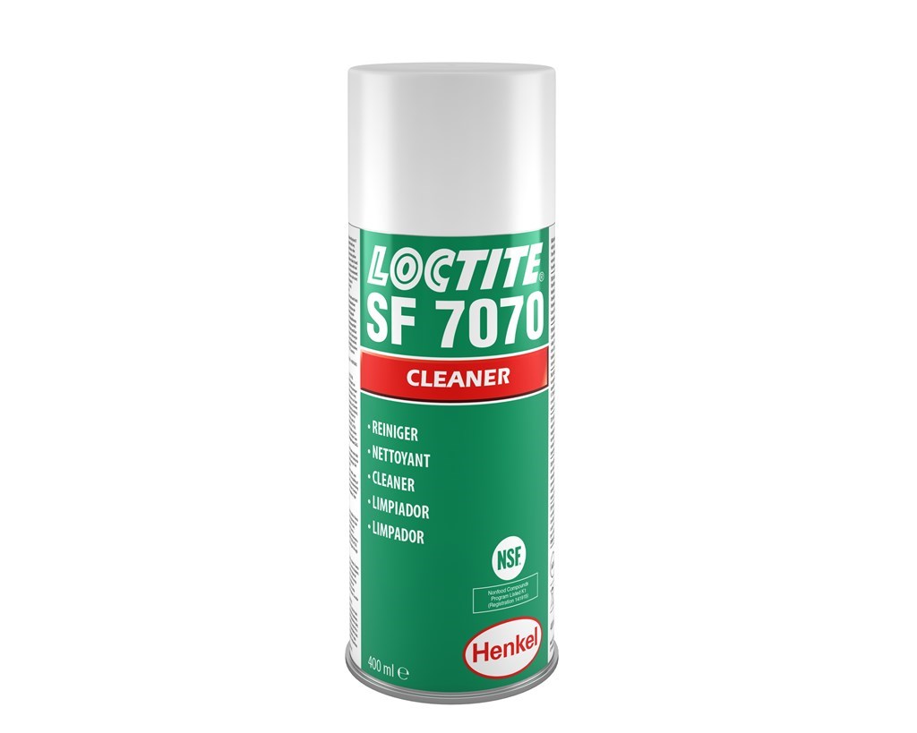 SF 7070 Loctite spuitbus Reiniger & Ontvetter , kunststofonderdelen , aerosol (vh Loctite 7070), 400ml.